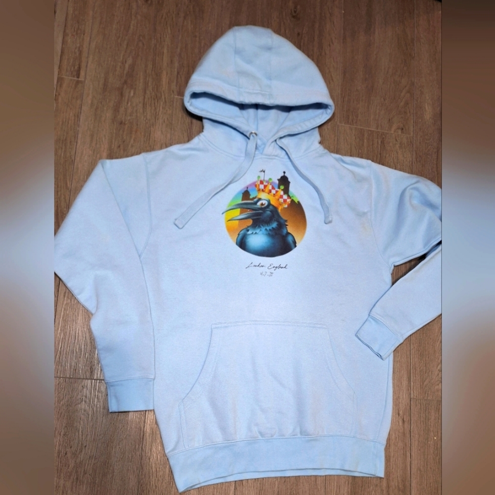 New Grateful Dead Hoodie Sweatshirt Adult Unisex Size M Baby Blue